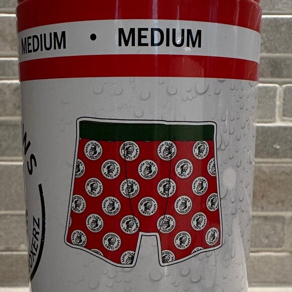 Santa Claws Holiday Cheer Men’s Boxer Briefs - Size Medium - NEW - Picture 3 of 9